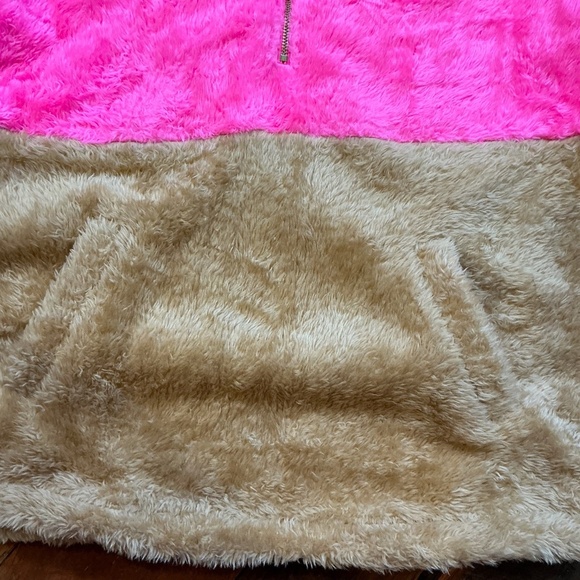 Lilly Pulitzer Keala Sherpa Popover – Pink Isle Colorblock – Size XXS - Picture 10 of 12